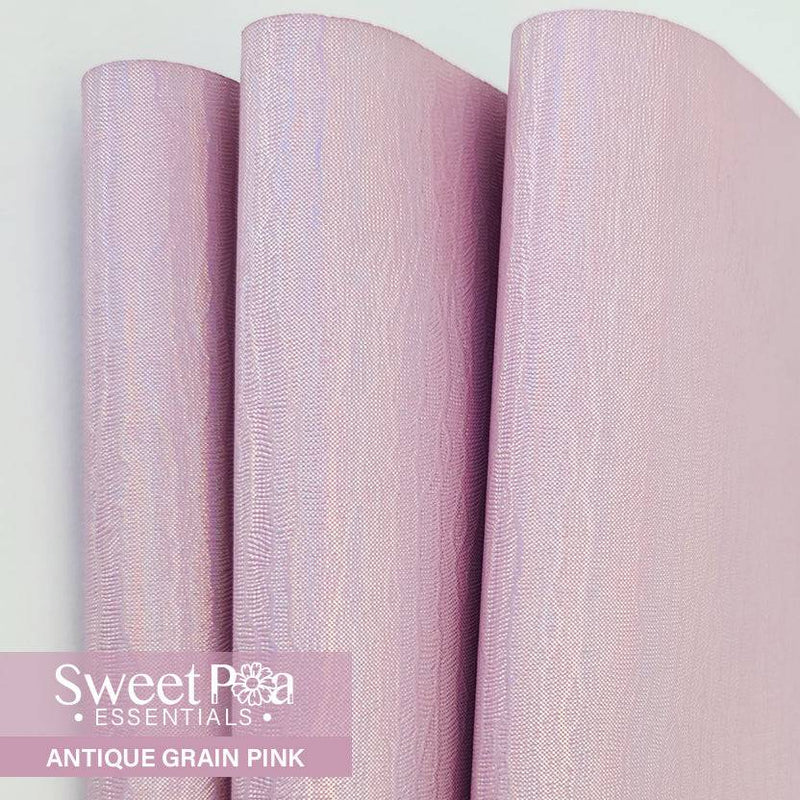Perfect Pro™ Faux Leather -Antique Grain Pink 0.8mm - Sweet Pea