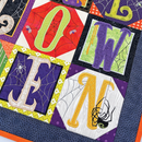 Arachnid Halloween Quilt 4x4 5x5 6x6 7x7 - Sweet Pea In The Hoop Machine Embroidery Design