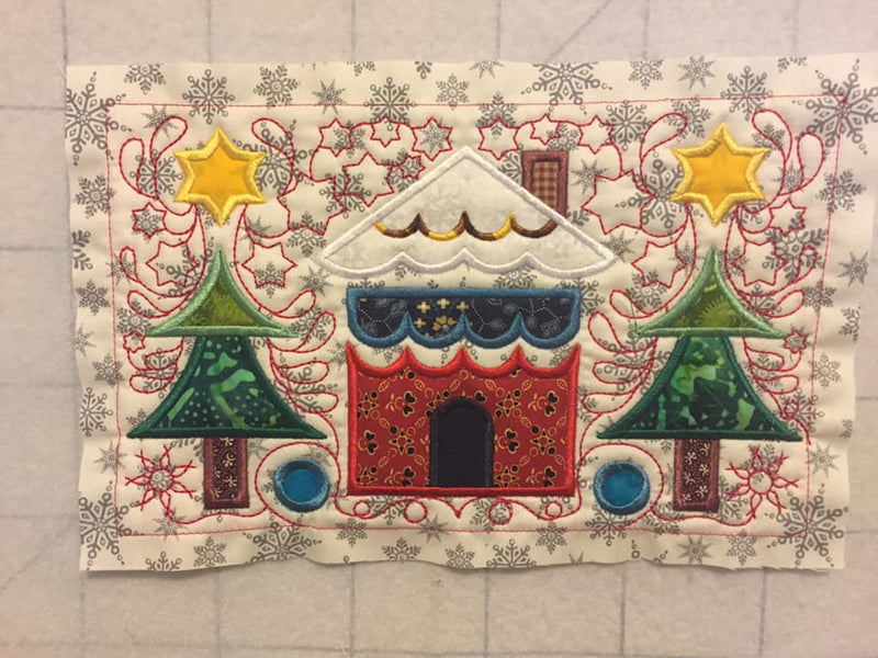 BOW Christmas Wonder Mystery Quilt Block 9 - Sweet Pea