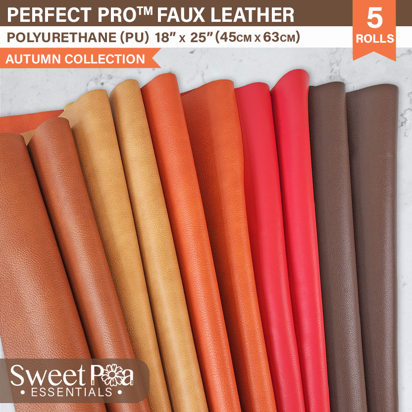 Perfect Pro™ Faux Leather - Autumn Collection In the hoop machine embroidery designs