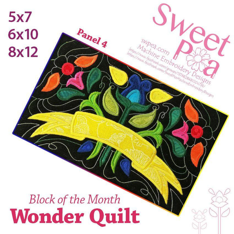 BOM Block of the month wonder quilt block 4