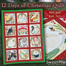 BOW Twelve Days of Christmas Quilt -  Assembly Instructions - Sweet Pea