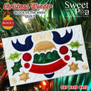 BOW Christmas Wonder Mystery Quilt Block 1 - Sweet Pea