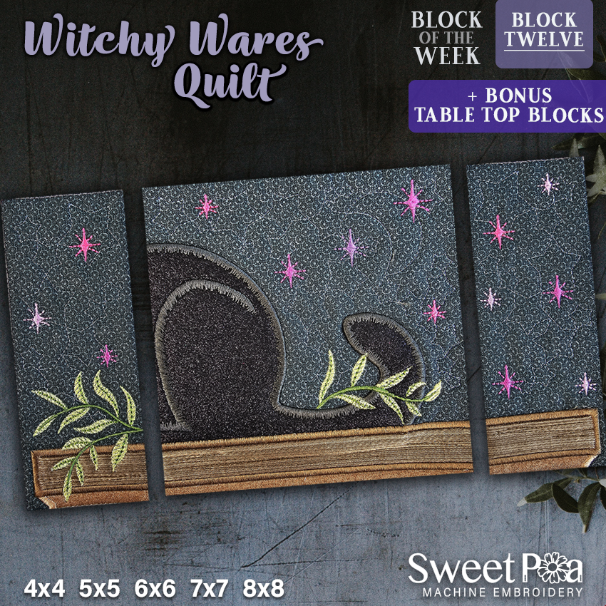 bow witchy wares block 12 and borders