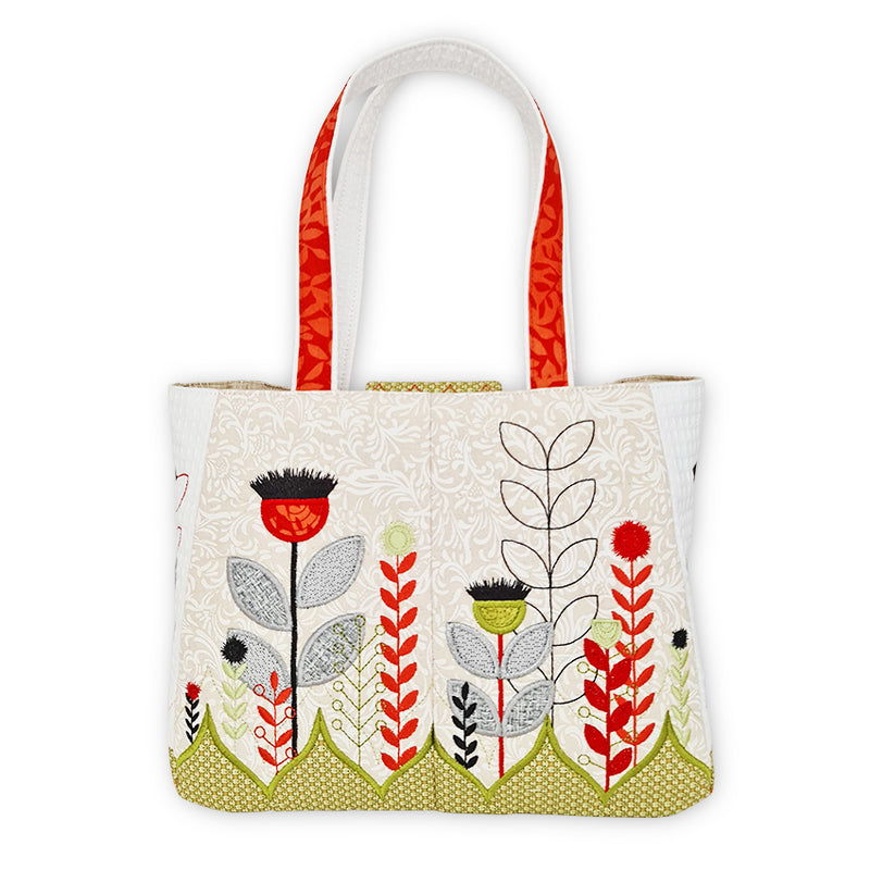 In The Hoop Machine Embroidery Design - Meadow Bag