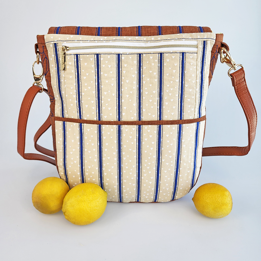 Lemon Lane Bag Set In the hoop machine embroidery designs