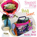 Bag insert 5x7 6x10 7x12 - Sweet Pea