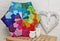 Rainbow Dresden Cushion 5x7 6x10 - Sweet Pea