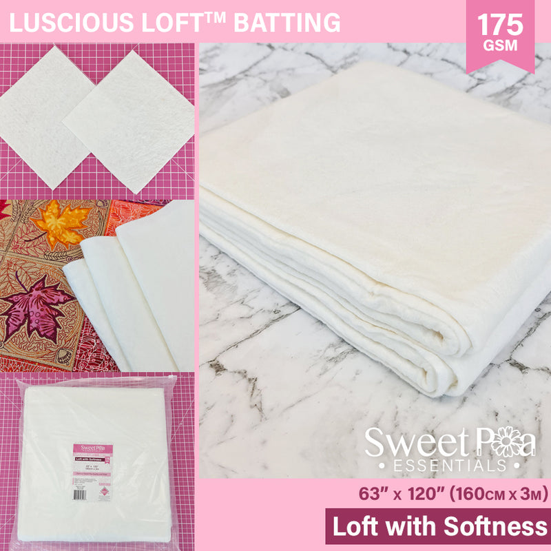 Luscious-Loft™ Batting - Sweet Pea In The Hoop Machine Embroidery Design