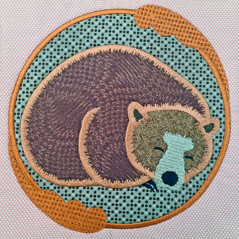 Hibernation Habitat Hanger 4x4 5x5 6x6 7x7 - Sweet Pea In The Hoop Machine Embroidery Design