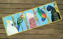 Australian Birds Table Runner 5x7 6x10 7x12 | Sweet Pea.
