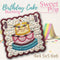 Birthday Cake Bunting add on 4x4 5x5 6x6 - Sweet Pea