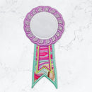 Rosette Award 5x7 - Sweet Pea In The Hoop Machine Embroidery Design