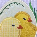 BOW Easter Quilt - Block 1 - Sweet Pea In The Hoop Machine Embroidery Design
