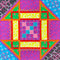 Oddly Traditional Quilt BOM Sew Along Quilt Block 9 - Sweet Pea