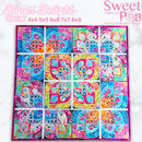 Bloom Delight Quilt 4x4 5x5 6x6 7x7 8x8 | Sweet Pea.