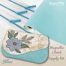 Magnolia Clutch Supply Kit - Sweet Pea In The Hoop Machine Embroidery Design