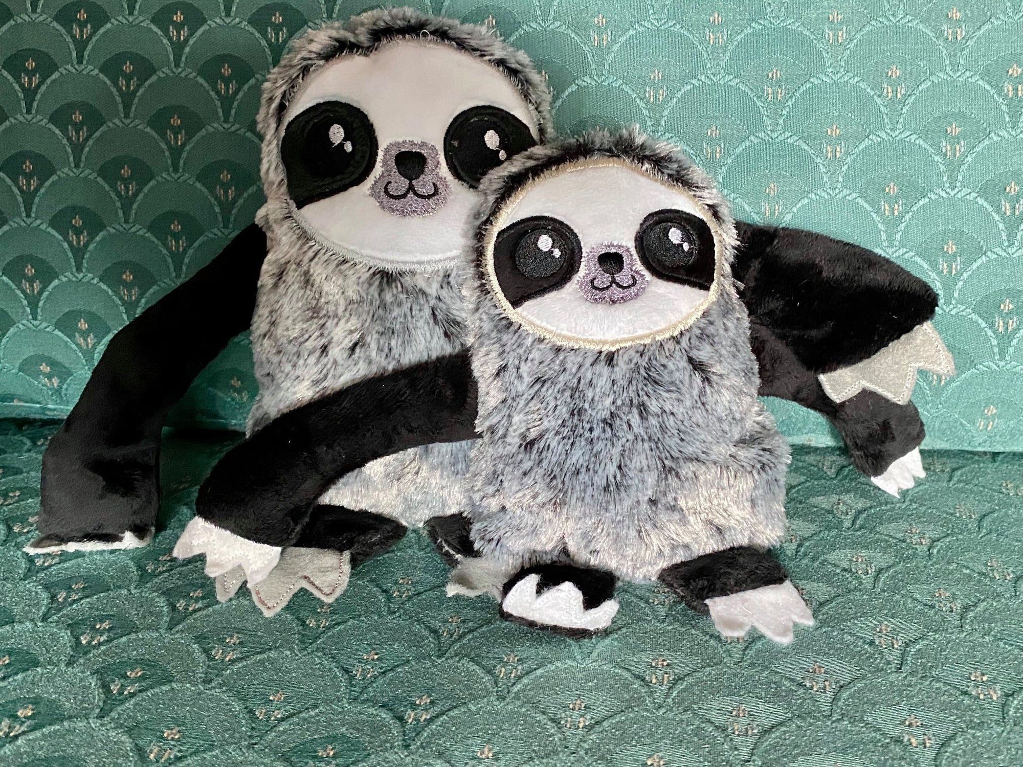 In The Hoop Embroidery - Seth the Sloth Stuffed Toy
