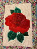 Tea Rose Flower Block Add-on 5x7 6x10 8x12 - Sweet Pea