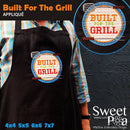 Built for the Grill Applique 4x4 5x5 6x6 7x7 - Sweet Pea