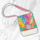 Burst of Colour Tote Bag 5x7 6x10 8x12 - Sweet Pea In The Hoop Machine Embroidery Design