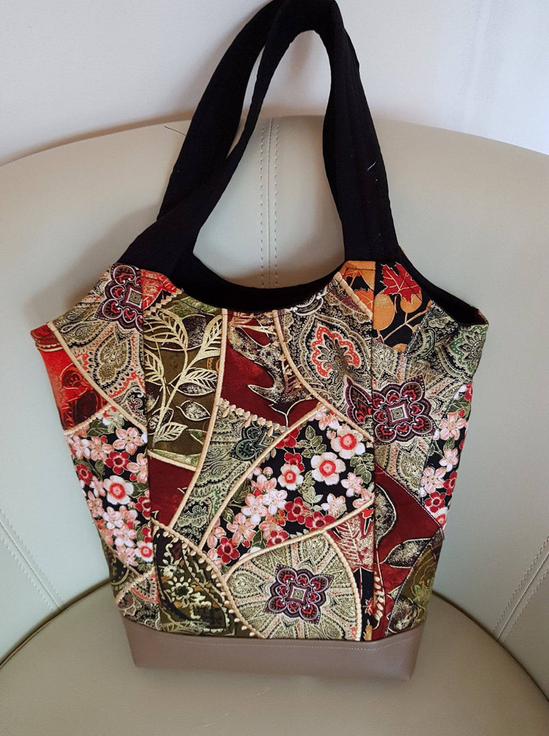 Women's Patwork Evening Mix Colours Bag - Size 23x18x16cms
