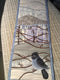 Bird Table Runner 5x7 6x10 and 7x12 - Sweet Pea