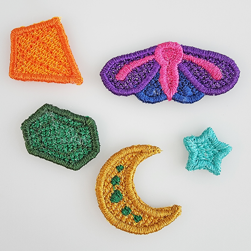 Magic Potion Ornaments 4x4 In the hoop machine embroidery designs