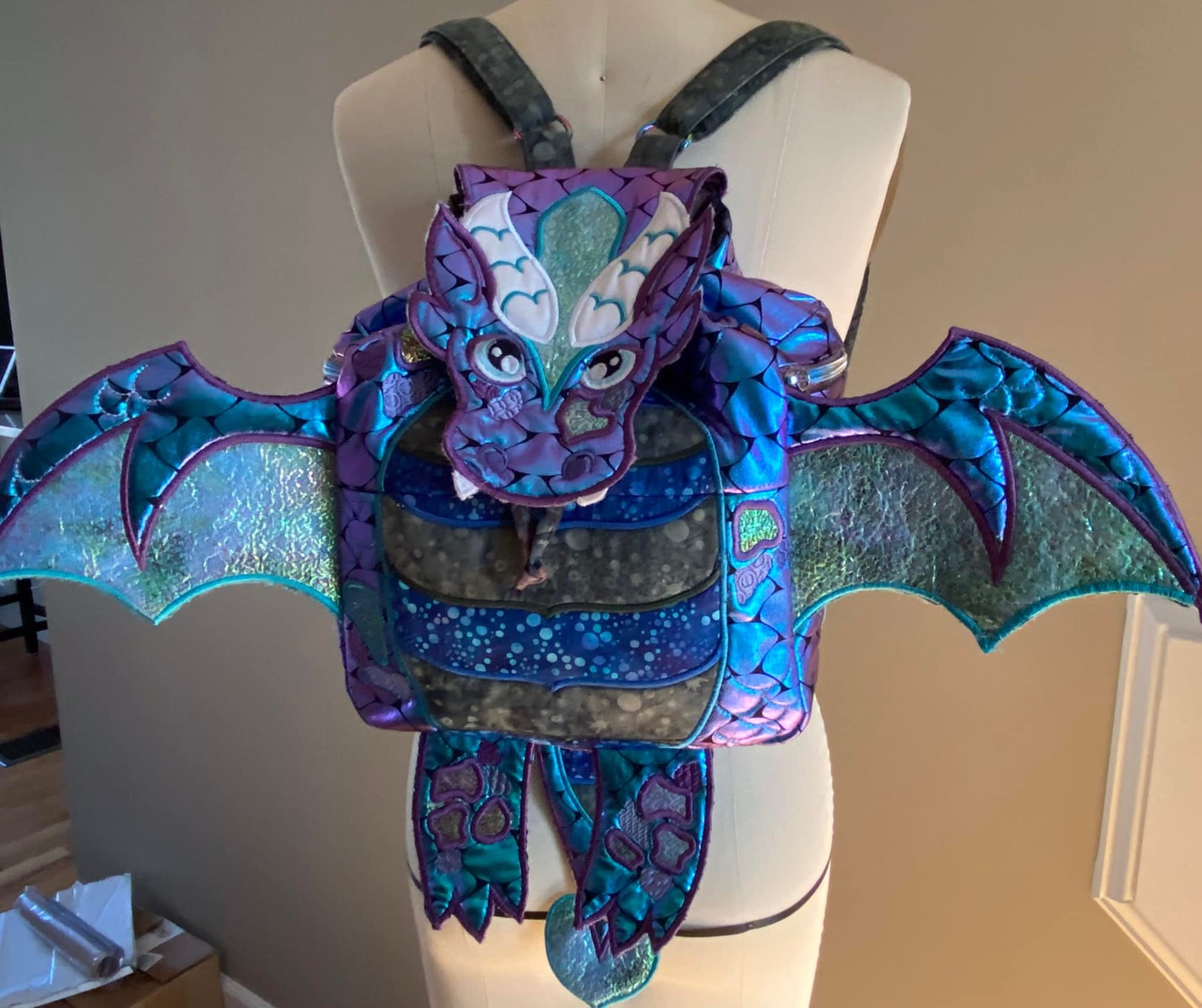 Blaze the Dragon Backpack 5x7 6x10