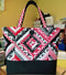 Diagonal Stripe Tote Bag 4x4 5x5 6x6 and Quilt Block 7x7 - Sweet Pea
