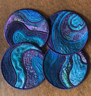 Marble Coasters 4x4 5x5 6x6 - Sweet Pea