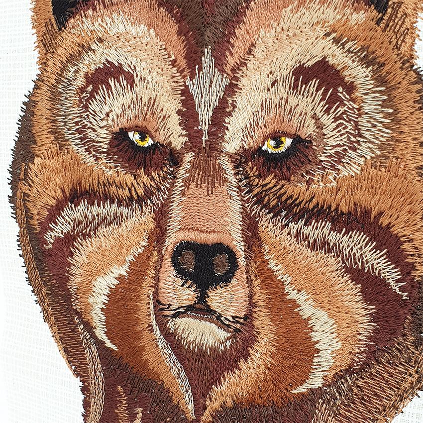 Grizzly Bear Embroidery 5x7 6x10 7x12 9.5x14 - Sweet Pea Australia In the hoop machine embroidery designs. in the hoop project, in the hoop embroidery designs, craft in the hoop project, diy in the hoop project, diy craft in the hoop project, in the hoop embroidery patterns, design in the hoop patterns, embroidery designs for in the hoop embroidery projects, best in the hoop machine embroidery designs perfect for all hoops and embroidery machines