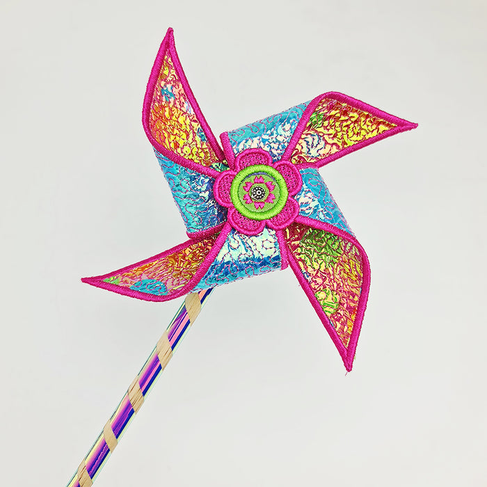 Seasonal ITH Embroidery Designs - Pinwheel Designs