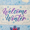Welcome Winter Flag 5x7 6x10 7x12 | Sweet Pea.