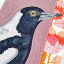 Australian Magpie Add-on Block 5x7 6x10 7x12 - Sweet Pea In The Hoop Machine Embroidery Design