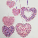 Hearts Hanger 4x4 5x5 - Sweet Pea