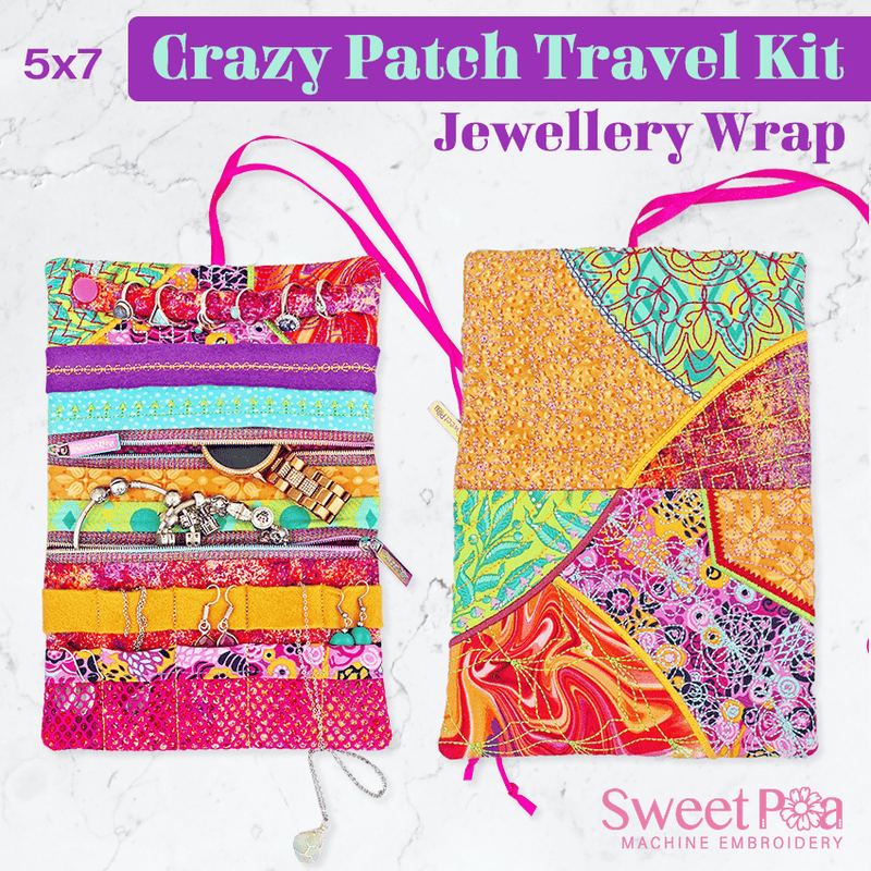 Crazy Patch Travel Kit 5x7 - Sweet Pea
