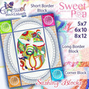 BOM Block of the month Crewel Quilt Sashing and Borders - Sweet Pea