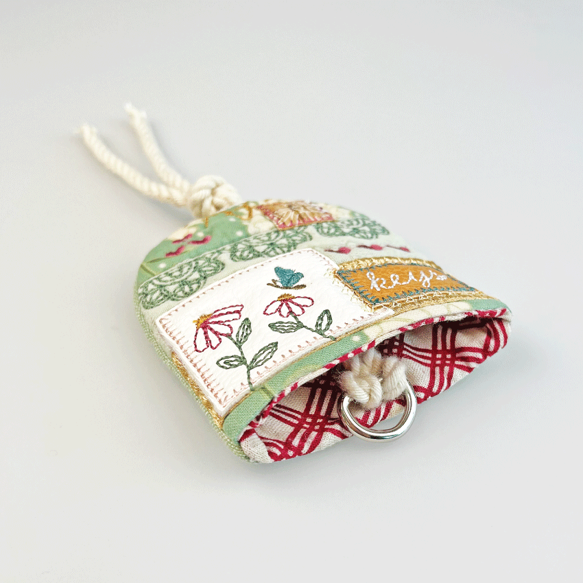 Cute Key Cover in the Hoop Machine Embroidery Design