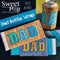 Dad Bottle Wrap 5x7 6x10 - Sweet Pea