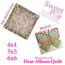 Dear Allison block 63 - Sweet Pea