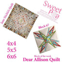 Dear Allison block 67 - Sweet Pea