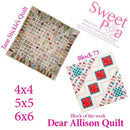 Dear Allison block 73 - Sweet Pea