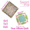 Dear Allison quilt block 164 and BONUS border block 163 in the 4x4 5x5 6x6 hoop machine embroidery design - Sweet Pea