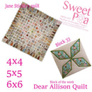 Dear Allison block 33 - Sweet Pea