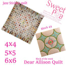 Dear Allison block 44 - Sweet Pea
