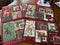 Christmas Reindeer placemat and mug rug set 6x10 7x12 and 9.5x14 - Sweet Pea