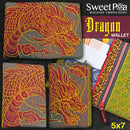 Dragon Wallet 5x7 - Sweet Pea In The Hoop Machine Embroidery Design