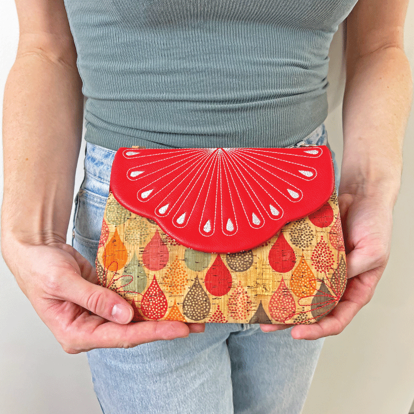 Droplet Clutch Bag