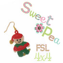 Elf FSL earrings - Sweet Pea